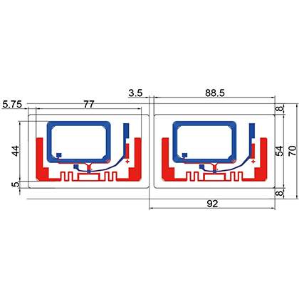 RFID双频温度传感器标签