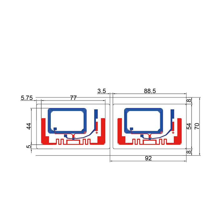 RFID双频温度传感器标签