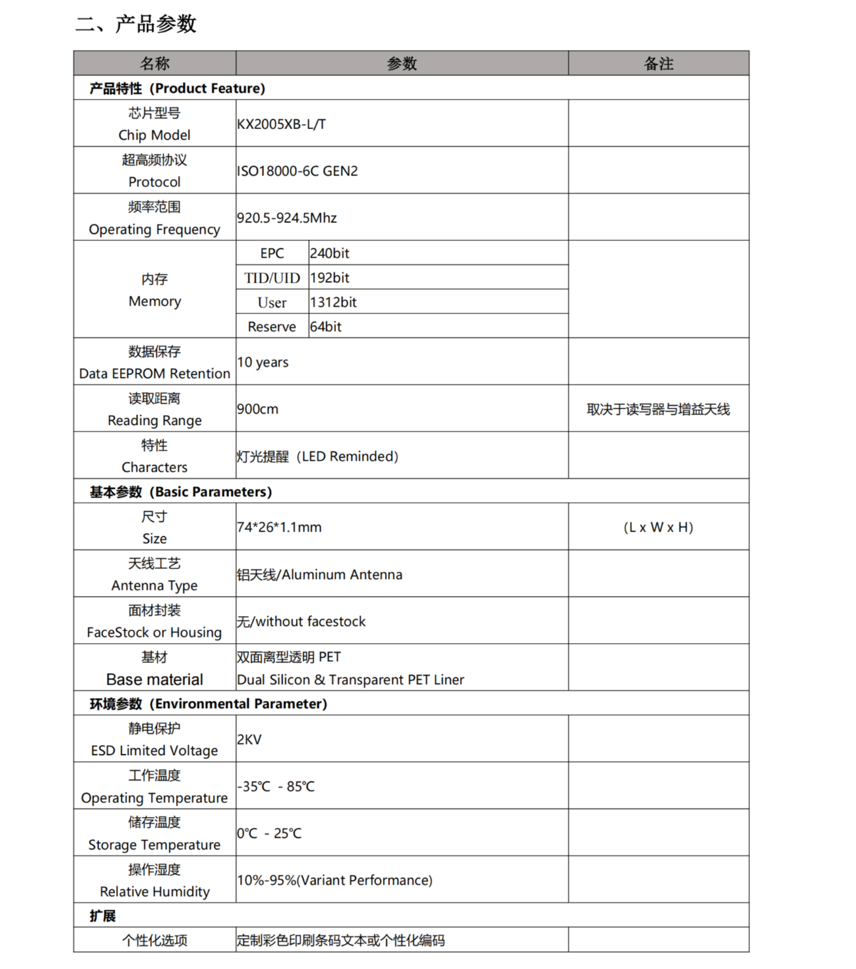 超高频RFID(LED)声光标签