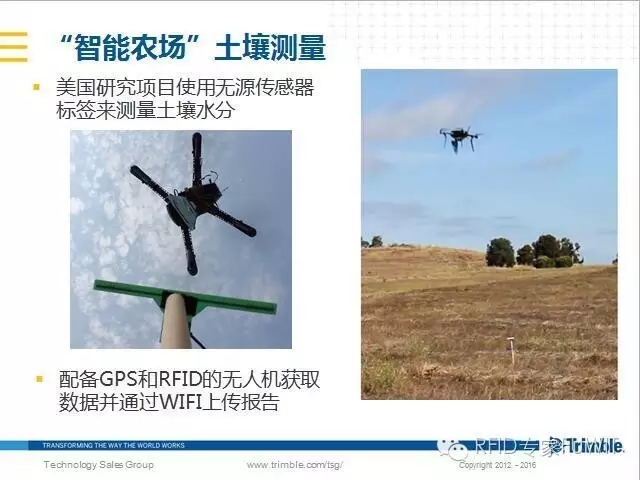 GPS,RFID无人机,RFID传感器标签测量水分